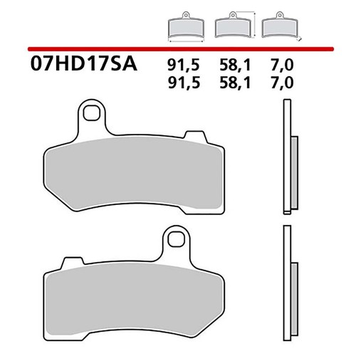 Brembo kit pastiglie freno - brembo,